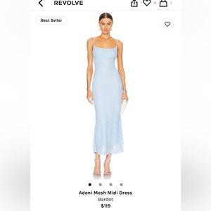 Bardot Adoni Mesh Midi Dress